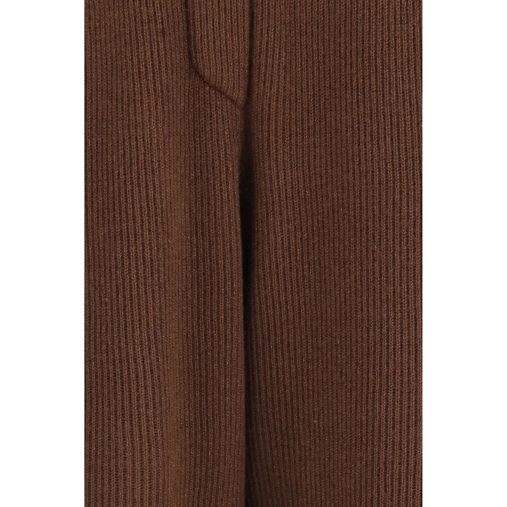 Brunello Cucinelli Braune Kaschmir Freizeithose