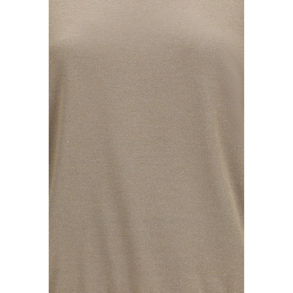 Brunello Cucinelli Beiges Kaschmir-T-Shirt