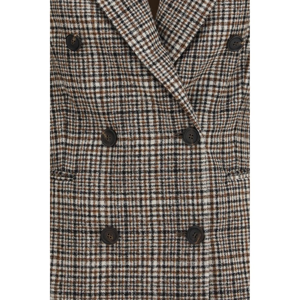 Brunello Cucinelli Jacke aus mehrfarbiger Alpaka Vicugna Pacos