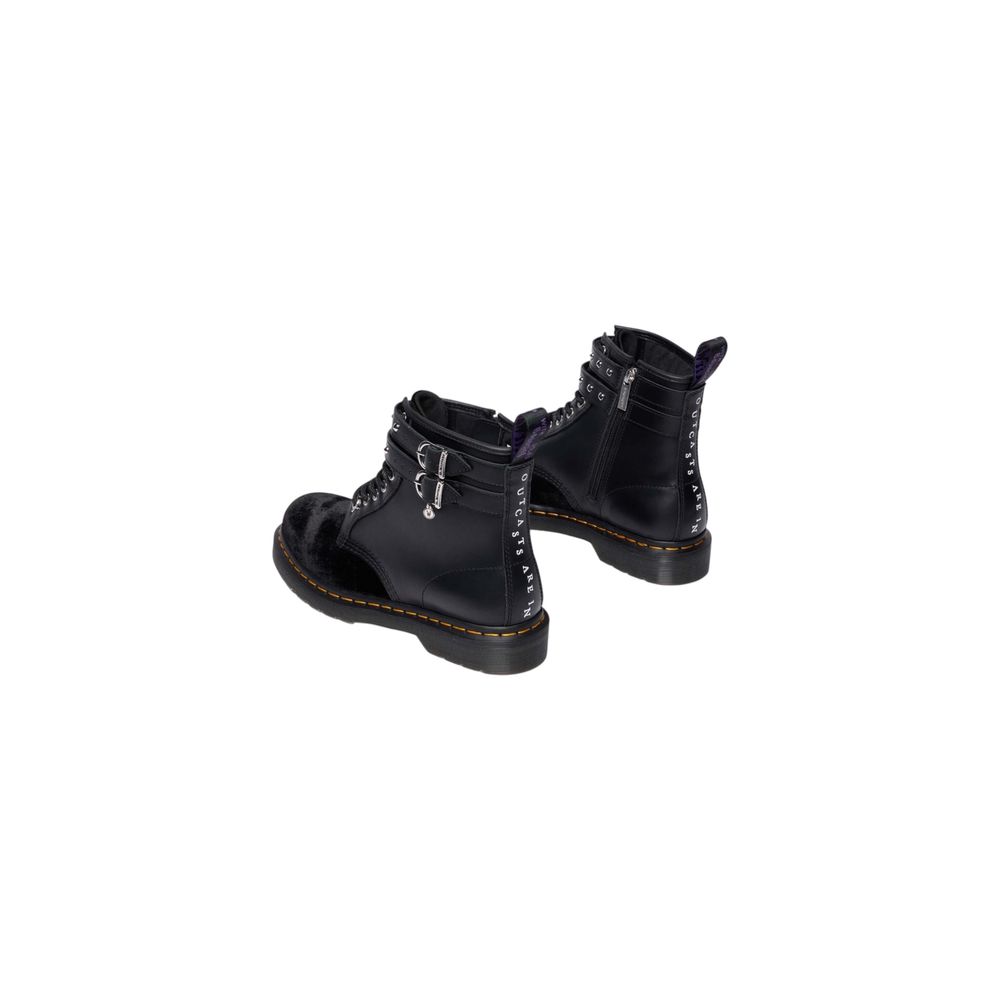 Dr. Martens Schnürstiefeletten aus schwarzem Leder