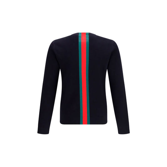 Gucci Blue Cotton Sweatshirt