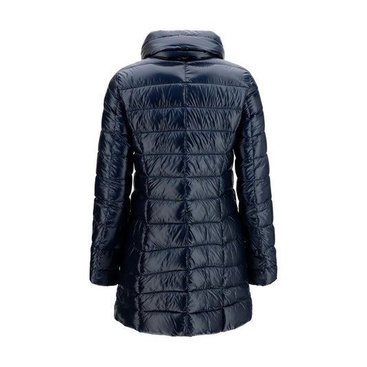 Herno Blue Polyamide Full-Length Jacket