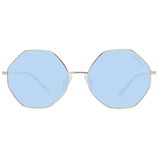 Ana Hickmann Gold Metal Sunglasses