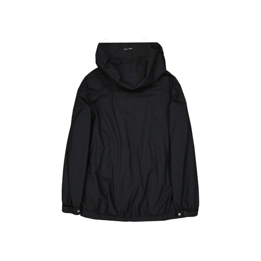 Herno Black Polyester Shell Jacket