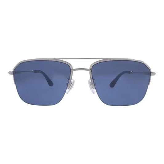 Police Gray Metal Sunglasses