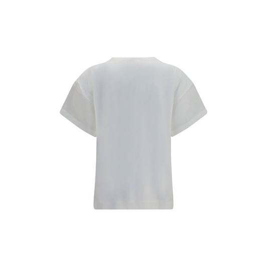 Brunello Cucinelli White Cotton T-Shirt