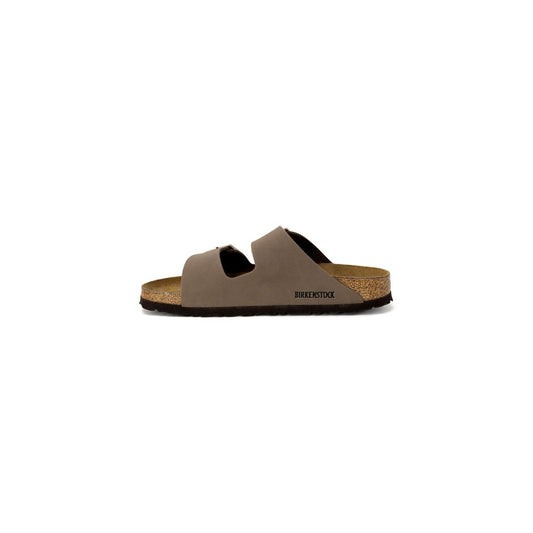 Birkenstock Brown Leather Flat Sandals