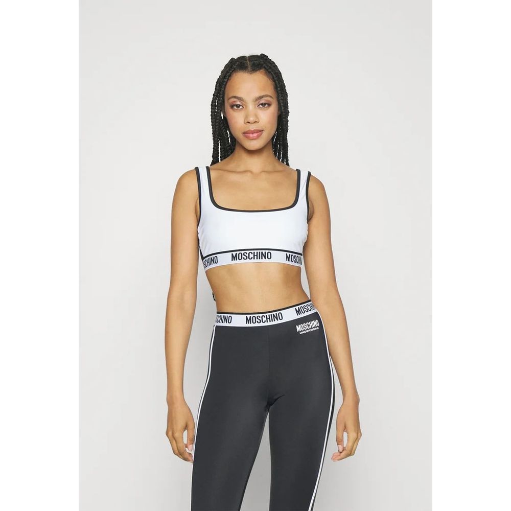 Moschino Mehrfarbiger Sport-BH aus Polyamid