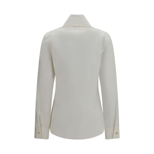 Khaite White Cotton Dress Shirt
