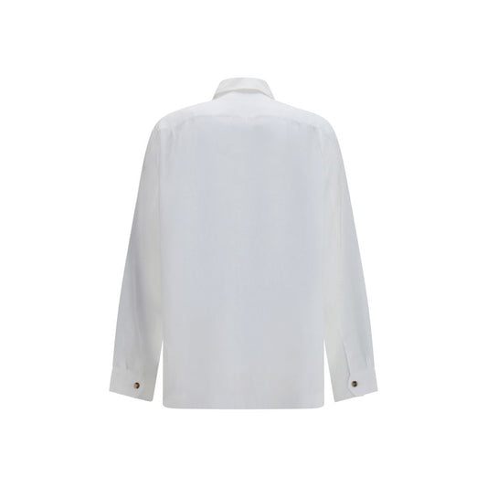 Brunello Cucinelli White Linen Shirt