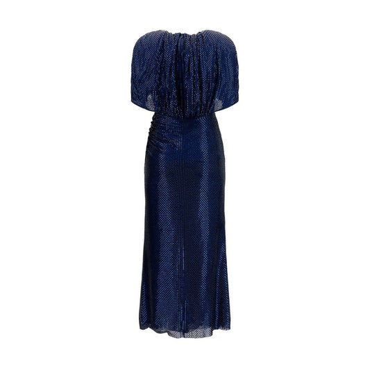 Self-Portrait Blue Polyester Cocktail Dress