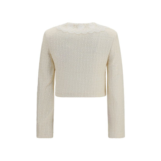 Self-Portrait Beige Polyester Full-Length Jacket