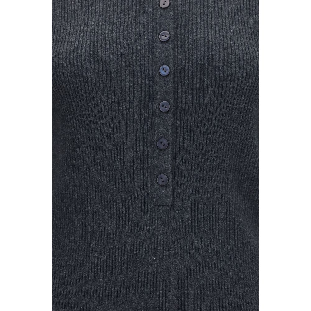 Lisa Yang graues Baumwoll-Sweatshirt