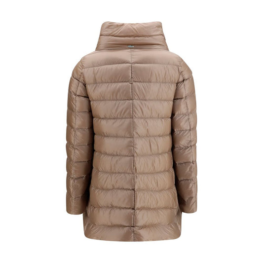 Herno Beige Polyester Full-Length Jacket