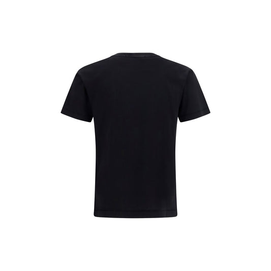 Stone Island Black Cotton T-Shirt
