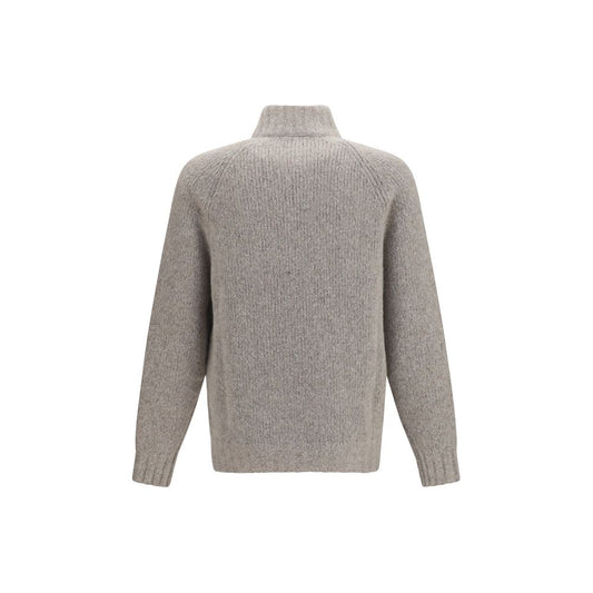 Brunello Cucinelli Gray Cashmere Cardigan