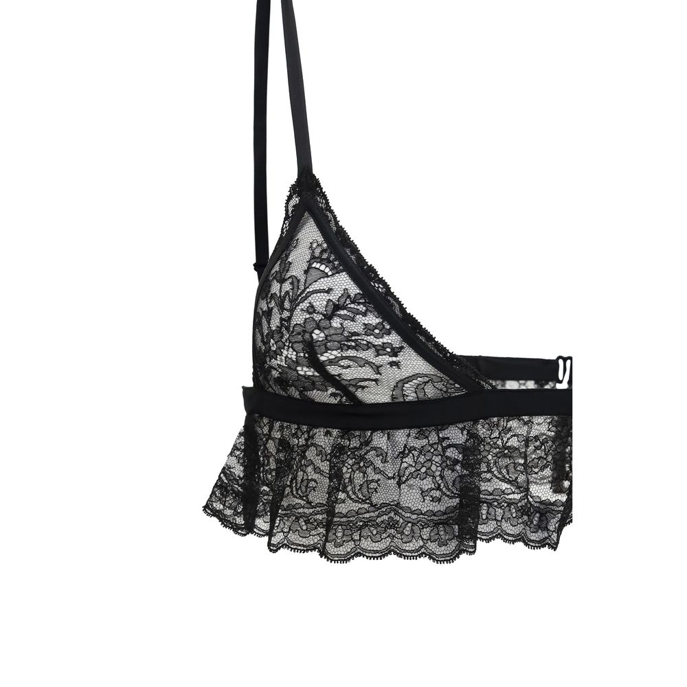 Dolce & Gabbana Schwarzer BH aus Baumwolle