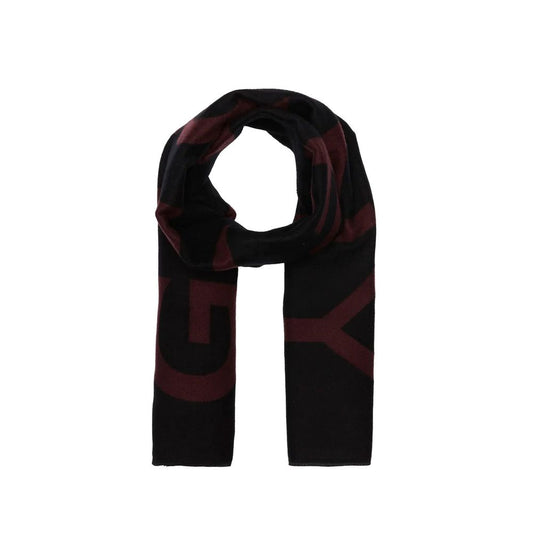 Givenchy Black Virgin Wool Foulard