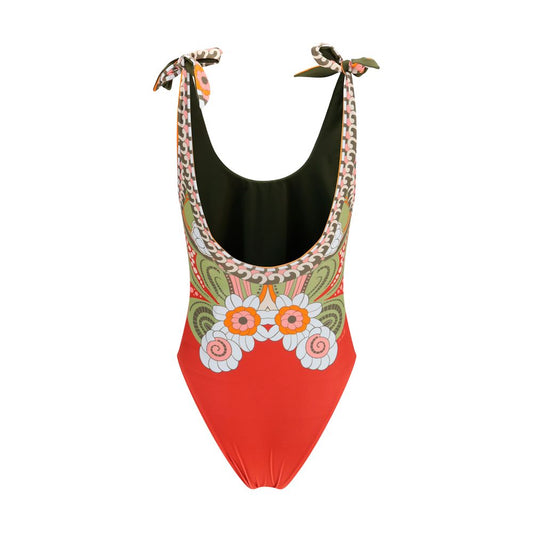 La Double J Multicolor Polyamide One-Piece Swimsuit
