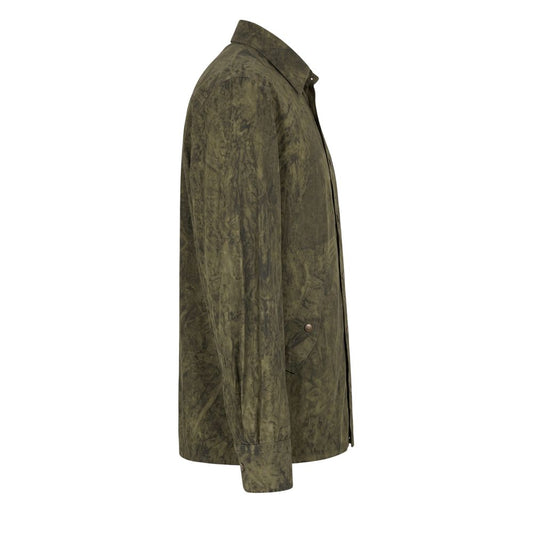 Mr&Mrs Italy Green Viscose Men's Shirt