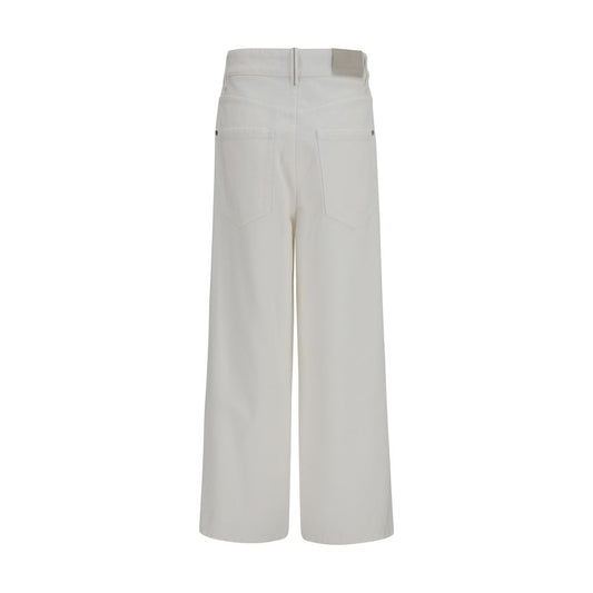 Brunello Cucinelli Beige Cotton Jeans Denim