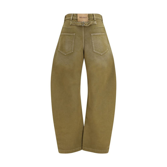 The Attico Brown Cotton Jeans Denim