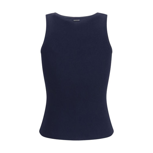 Max Mara Blue Viscose Tank Tops