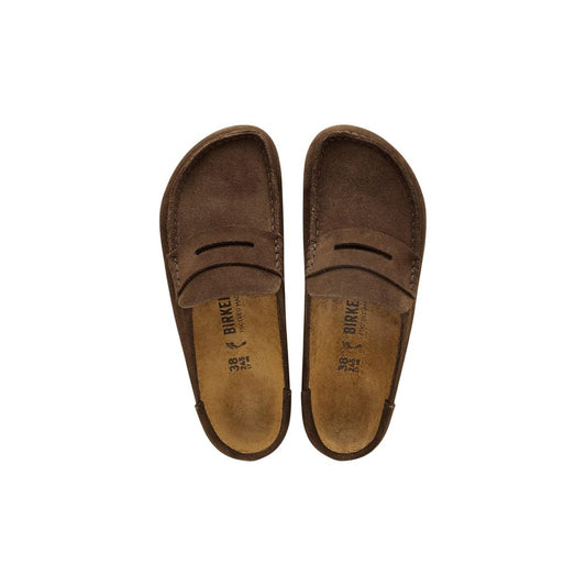 Birkenstock Brown Suede Leather Moccassin