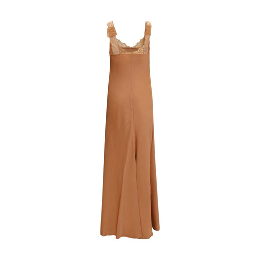 Forte_Forte Beige Acetate Casual Dress
