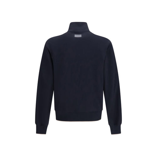 Dolce & Gabbana Blue Polyamide Full-Length Jacket