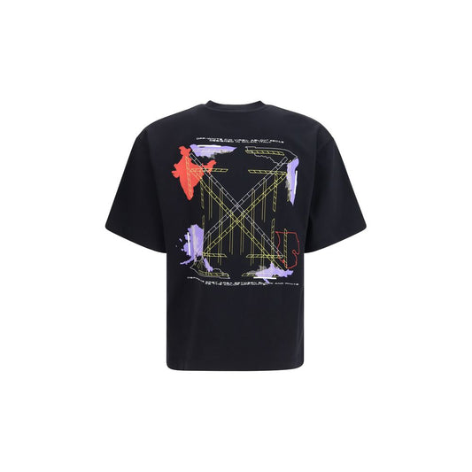 Off-White Black Cotton T-Shirt