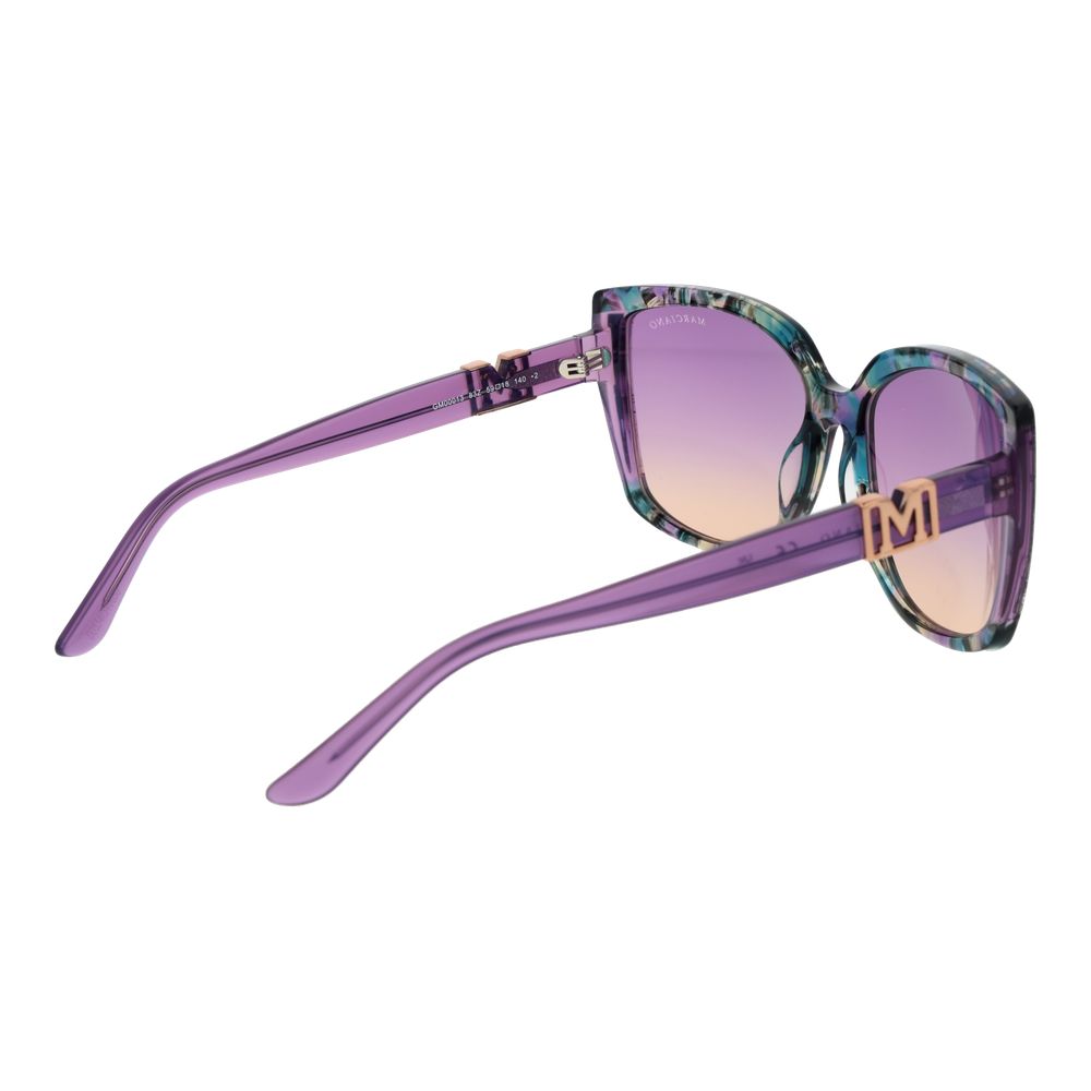 Marciano by Guess Purple Acetate Sunglasses