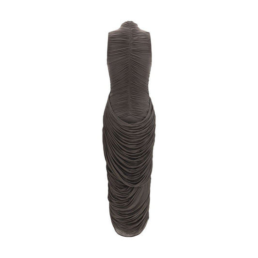 Magda Butrym Gray Copper Cocktail Dress