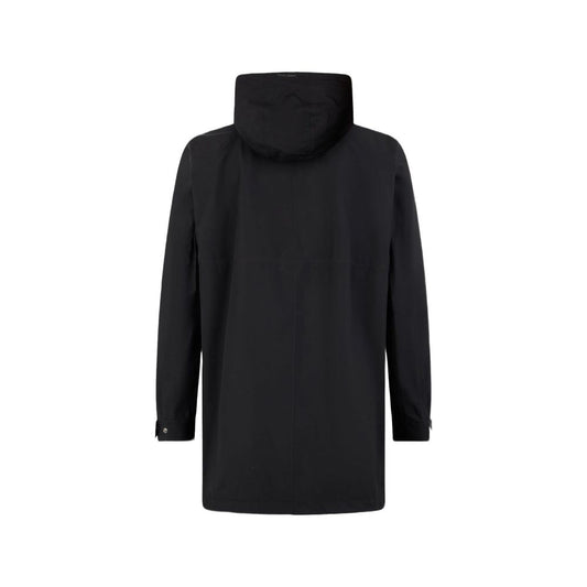 Herno Black Polyester Coat