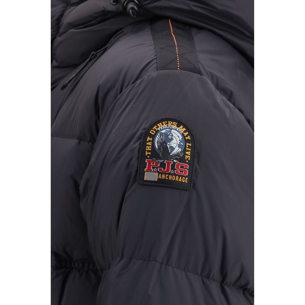 Parajumpers Black Polyamide Full-Length Jacket
