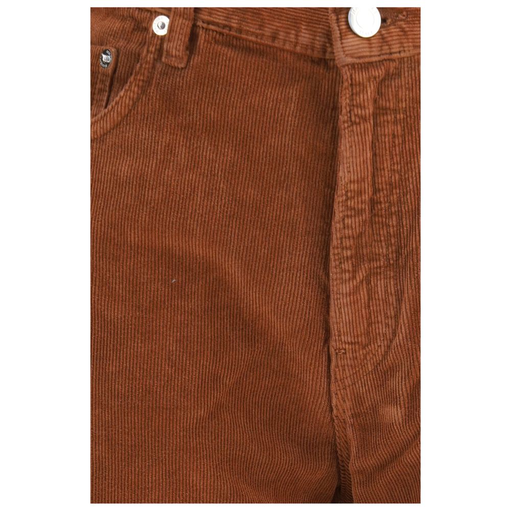 Haikure Braune Freizeithose aus Baumwolle