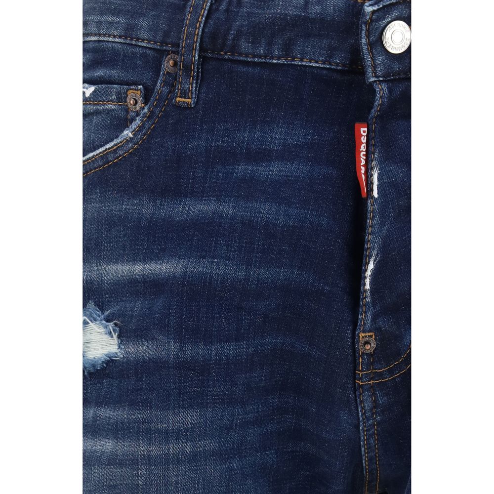 Dsquared² Blue Cotton Bermuda Shorts