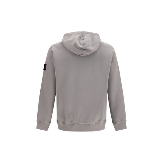 Stone Island Gray Cotton Sweatshirt