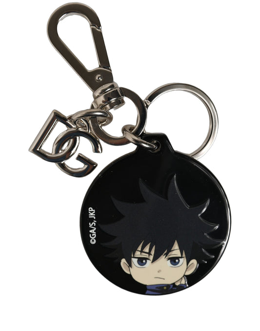 Dolce & Gabbana Black Fushiguro Megumi Charm Metal Keychain Keyring
