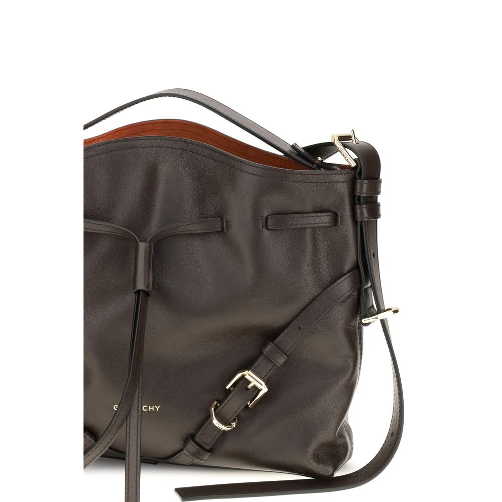 Givenchy Braune Kalbsleder Bos Taurus Backet Bag