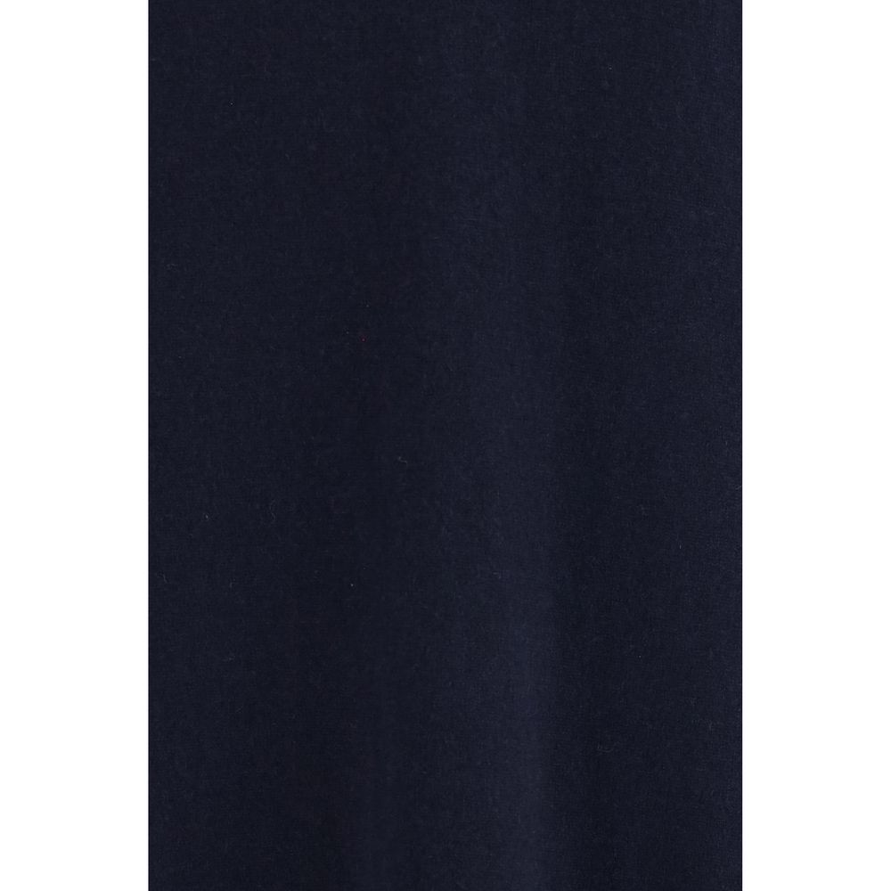 Malo blaues Kaschmir-Freizeitkleid