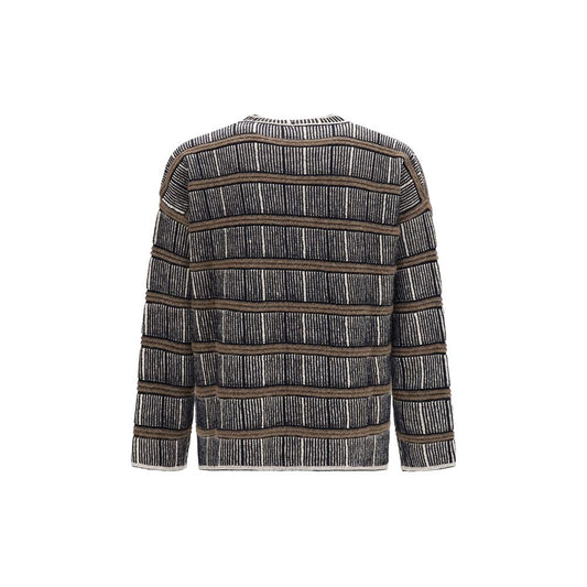 Giorgio Armani Blue Silk Sweatshirt