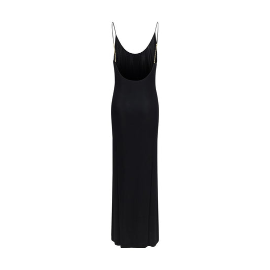 Saint Laurent Black Viscose Casual Dress