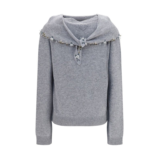 Prada Gray Cashmere Sweatshirt