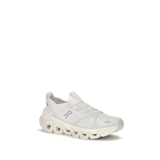 ON White Fabric Athletic Sneakers