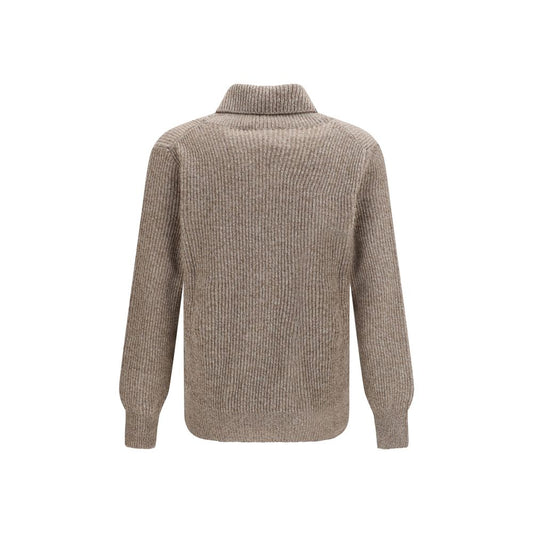 Brooksfield Beige Wool Oves Aries Cardigan