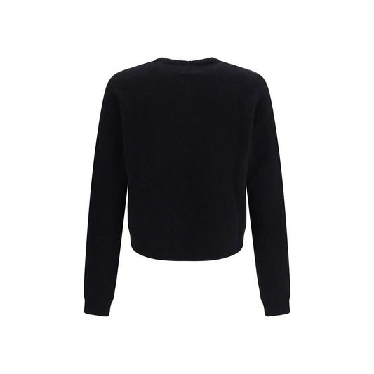 Rick Owens Black Alpaca Vicugna Pacos Sweatshirt