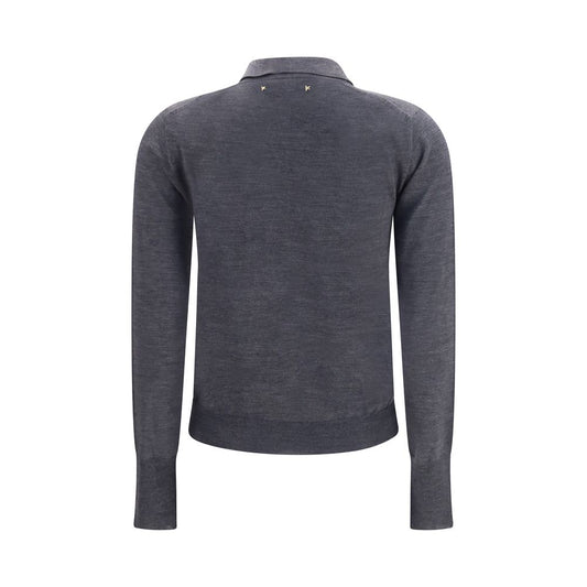 Golden Goose Gray Wool Oves Aries Shirt
