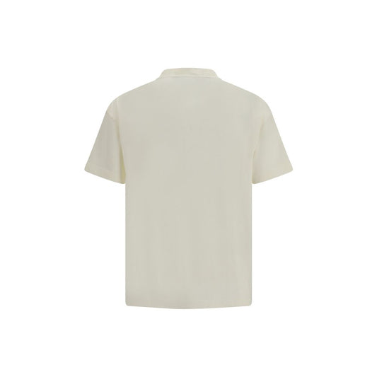 Palm Angels White Cotton T-Shirt