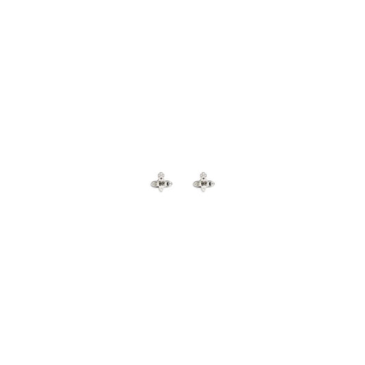 Vivienne Westwood Silver Metal Earrings